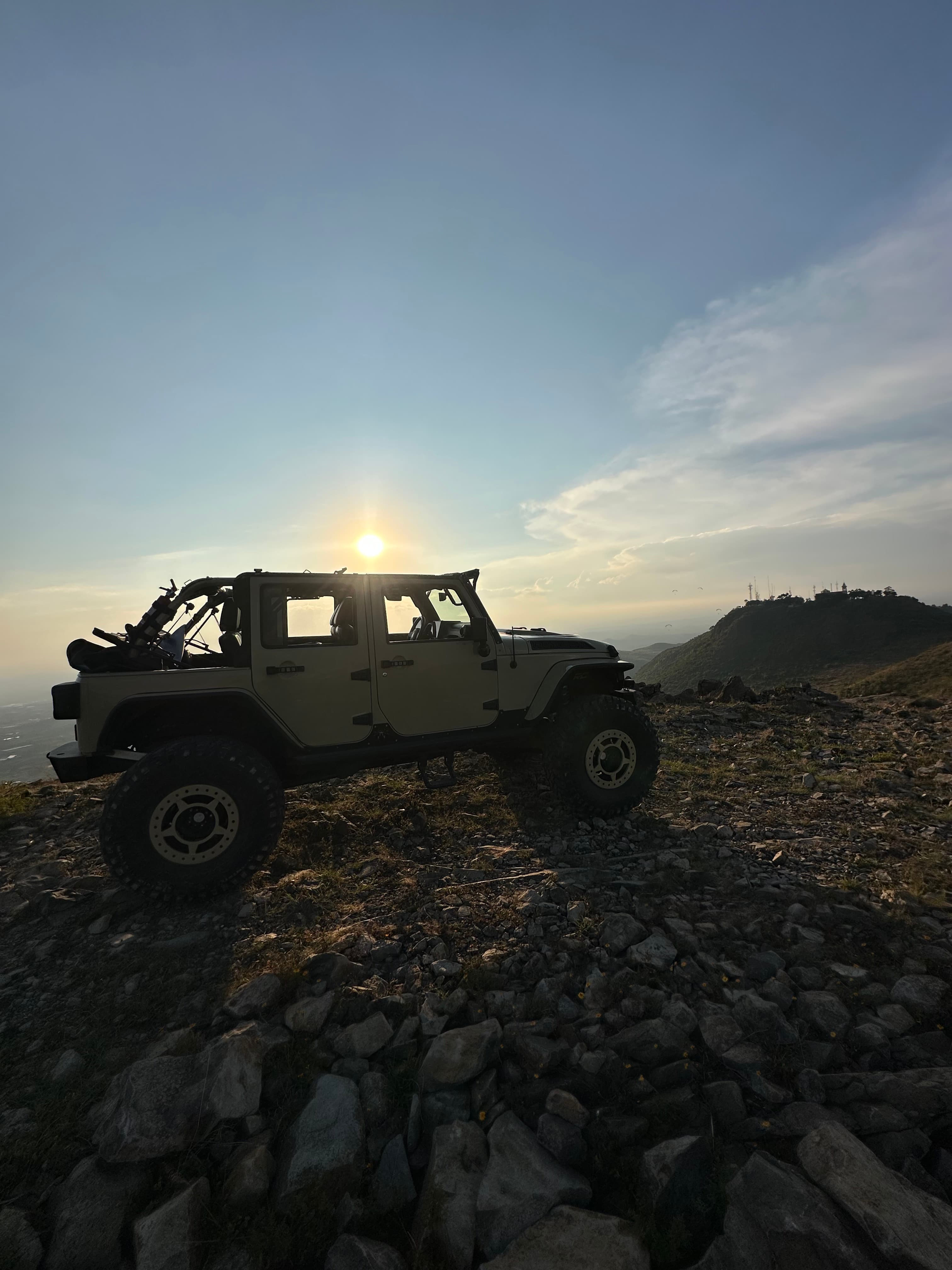 Getting to a property by 4x4 on the Mexican Caribbean coast