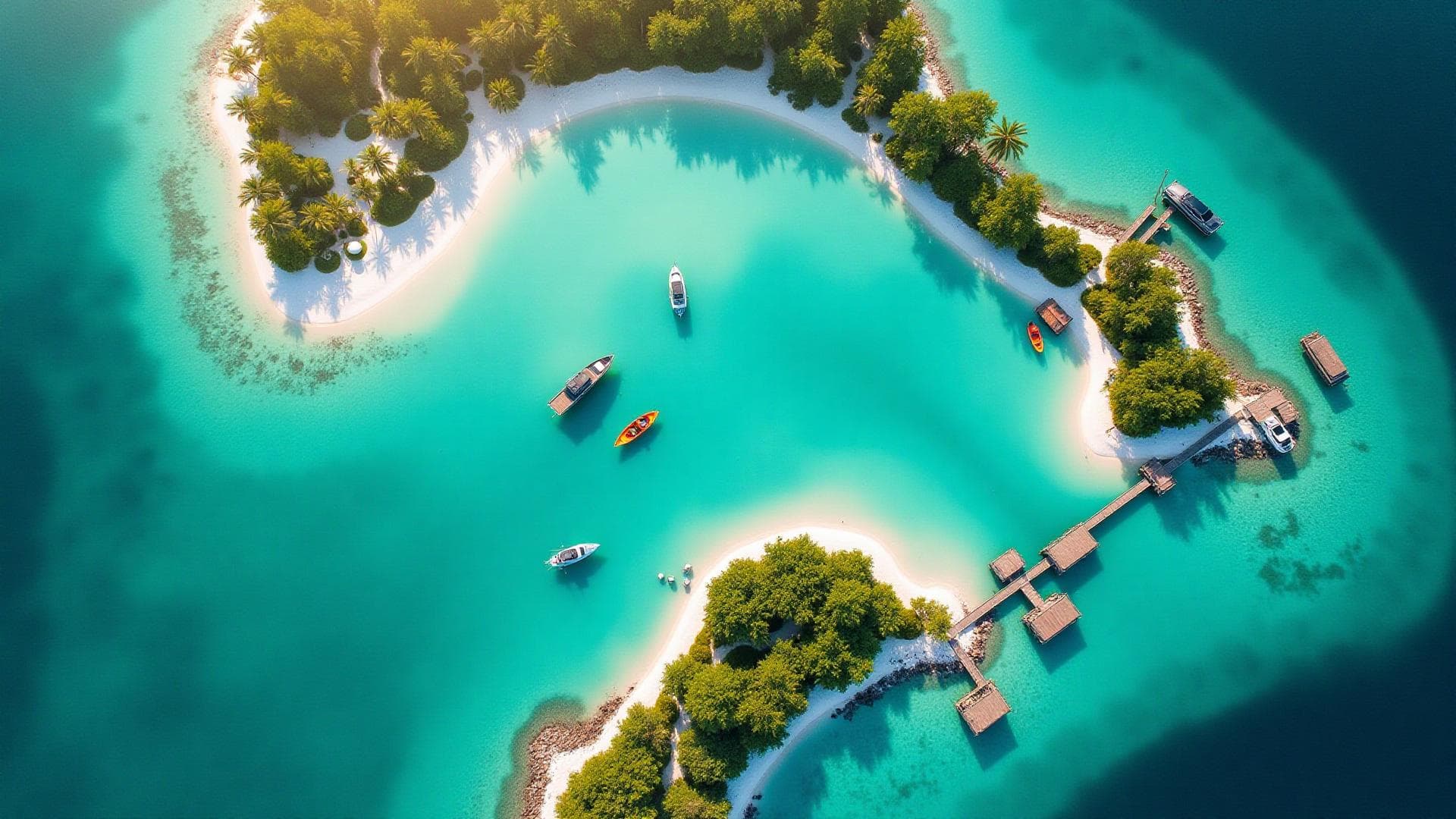 Bacalar Lagoon at sunset